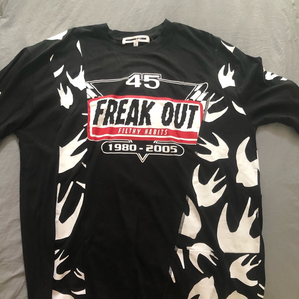 Alexander McQueen MCQ freak mens t-shirt SZ XS (S)